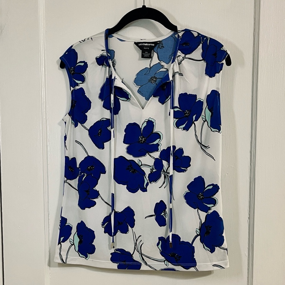Liz Claiborne Sleeveless Top Size PS